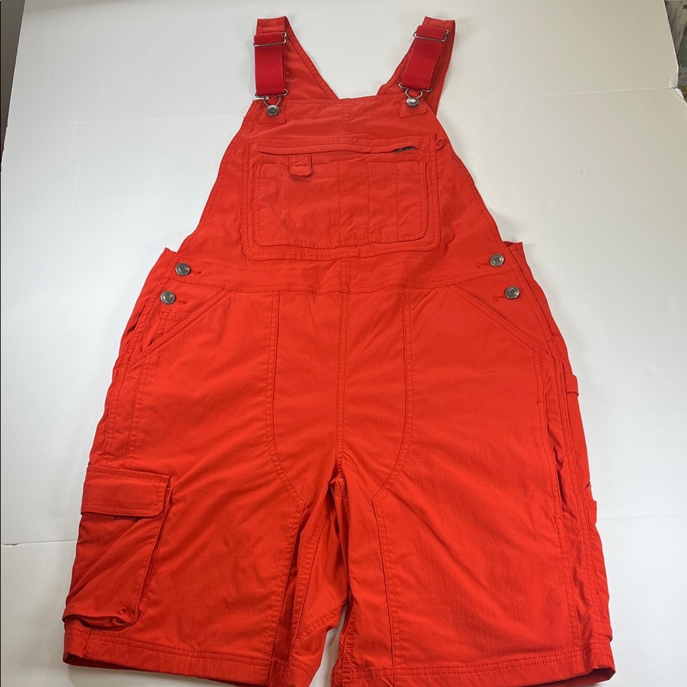Duluth Heirloom Overalls Lightweight Gardening Shorts in Red Sz M - Picture 3 of 12